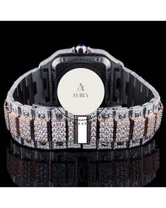 Montre automatique entièrement sertie de diamants Moissanite VVS, testée au 100% avec un testeur de diamants, du fournisseur indien, au prix le plus bas - Product Image 5