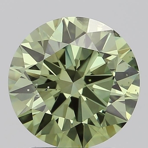 Diamante Cultivado en Laboratorio de Corte Redondo de 2.01 Quilates, Verde Intenso SI2, Certificado IGI, Diamante Suelto CVD al por Mayor para la Fabricación de Joyas - Product Image 1
