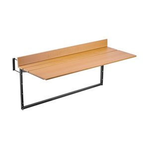 Table de balcon pliante 15 x 39, table de bar pour balustrade de balcon extérieur, table suspendue réglable sur 5 niveaux pour balcon - Product Image 3