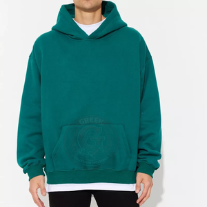 Sudadera con Capucha Extra Grande Clásica para Hombre, de Algodón Grueso Premium, para Colecciones de Ropa Urbana Contemporánea - Product Image 3