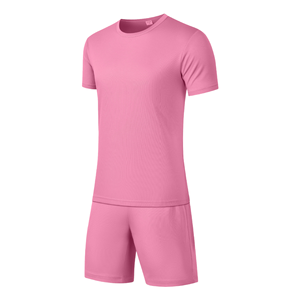 SANGLASPORTS Plain <b>Brown</b> Men's Summer Slim Fit <b>Gym</b> Workout T-Shirt Shorts Quick Dry Breathable Cotton Spandex Vintage <b>Set</b> - Product Image 5