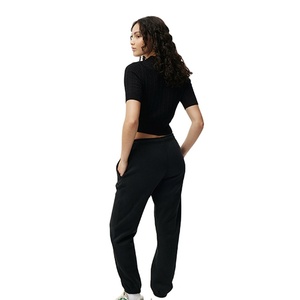 Jogging d'hiver personnalisé en molleton de coton pour femme, style streetwear, respirant, séchage rapide, écologique, poids lourd - Product Image 3
