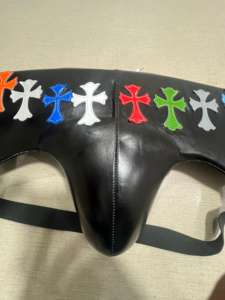 Protector Inguinal RTS Personalizado con Logotipo, Guantes de Boxeo Profesionales Chrome Heart para Entrenamiento, Sparring y Combate, Cuero Genuino - Product Image 2