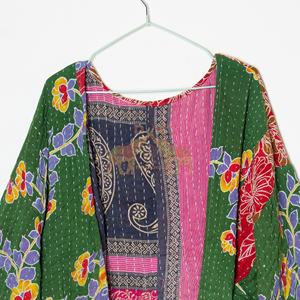 Kimonos Katha de Algodón para Mujer, Estilo Vintage de Primera Calidad, Vestido Occidental Único para Primavera/Verano - Product Image 2