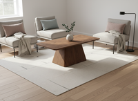 Table basse moderne pliable et gonflable en bois de caoutchouc massif, écologique, pour salon, ensemble de canapés, OEM ODM personnalisé