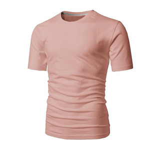 T-shirt Homme Personnalisé Grande Taille à Manches Courtes Séchage Rapide Décontracté Moulant Uni en Spandex pour la Gym – Vente en Gros - Product Image 3