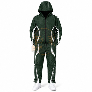 Ensemble coupe-vent imprimé à capuche pour homme, style streetwear, 100 % nylon léger, haute qualité, vente chaude - Product Image 3