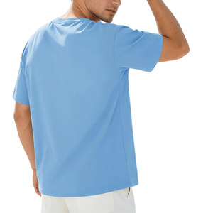 T-shirt Ringer Homme au Design Minimaliste, Manches Courtes, Tissu Durable et Écologique, Coutures Robustes, Service OEM ODM - Product Image 2