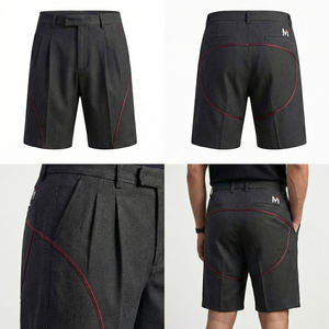 Shorts Urbains Premium pour Hommes Coupe Slim Mode Urbaine d'Été Maluza Industries Line MI Shorts Elite - Product Image 6
