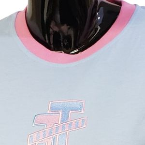 เสื้อยืดสีน้ำเงินสำหรับผู้หญิง สไตล์ลำลอง สตรีทแวร์ ใส่สบาย แฟชั่นไลฟ์สไตล์ เสื้อผ้าสำหรับใส่ทุกวัน - Product Image 6