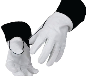 Guantes de Soldadura TIG JNM SAFETY de Buena Calidad, 11 oz, Puño de Seguridad Grueso, Protección para Soldadores, Palma Completa de Cuero Dividido, Impermeables y Resistentes al Calor - Product Image 3