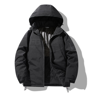 Veste universitaire homme EMO personnalisée avec logo, nouvelle collection, coupe slim, fermeture éclair, décontractée, en coton rembourré, automne-hiver, haute qualité, coupe-vent, avec lettres - Product Image 6