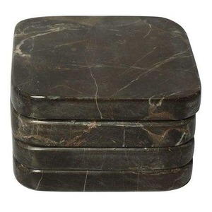 Posavasos de Mármol en Oferta para Protección de Mesas, Juego de Posavasos de Piedra Natural para Tazas de Café, Té, Vasos y Botellas - Product Image 4