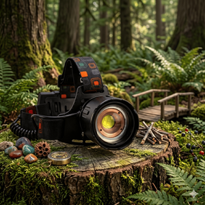 HYUGA PN-9 <b>Rechargeable</b> 1000LM 5W <b>LED</b> Headlamp USB Aluminum Hiking Camping Fishing Adjustable <b>Lighting</b> Angle Zoomable 6000K - Product Image 1