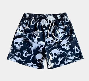 Shorts de sport respirants pour hommes en toile, style streetwear, pour la gym, avec logo personnalisé, coupe ajustée, pour la course et le basketball, couleur unie, séchage rapide, style urbain. - Product Image 2