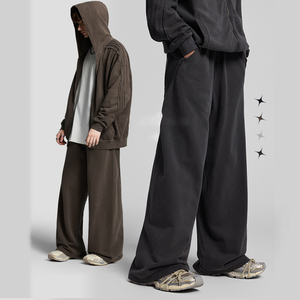 Casual Baggy <b>Trousers</b> <b>Elastic</b> <b>Waistband</b> Track Pants Tracksuits Pants - Product Image 5