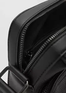 Riñonera de Cuero Genuino Negro Puro de Alta Calidad y Duradera con Cinturón Ajustable, Bolso Bandolera - Product Image 2