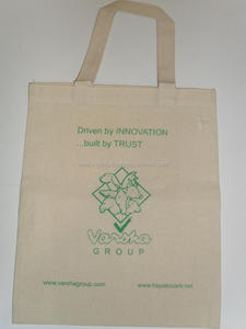 Custom Cotton Tote Bag Reusable Eco Friendly Shopping Bag Long Handle Zipper Closure Durable Canvas Grocery Bag - Product Image 6