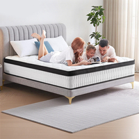 Matelas hybride intelligent à ressorts Queen Diamond de haute qualité avec certification CertiPUR-US et Oeko TEX
