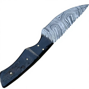 Cuchillo de Campo Damasco de Venta Caliente con Hoja de Acero Inoxidable Estampada y Mango G10, Cuchillo para Camping y Caza, Venta al por Mayor OEM - Product Image 6