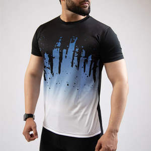 T-shirt homme 100% coton personnalisé, coupe ample, imprimé par sublimation, séchage rapide, anti-plis, tendance. - Product Image 5