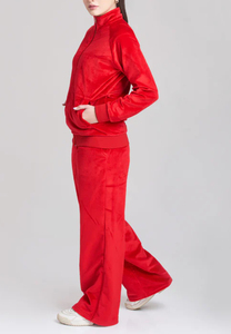 Conjunto Deportivo de Terciopelo con Capucha, Top Corto Estampado y Pantalones Jogger para Mujer, 2 en 1, Ropa Casual de Verano para la Calle - Product Image 2