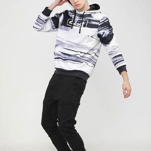 Sweat à capuche doublé anti-plis pour homme, haute qualité, manches longues, coupe oversize, style Hip Hop, prix bas, hiver, OEM/ODM, le plus vendu - Product Image 4