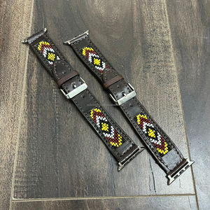 สายนาฬิกาหนังวัวแท้เรียบสายนาฬิกาแบบลูกปัดระบายอากาศได้ดีหรูหราออกแบบได้ตามต้องการ - Product Image 4