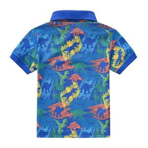 Polo pour garçon en bas âge, manches courtes, couleur unie, coton tricoté, écologique, séchage rapide, respirant, vêtements décontractés d'été, grande taille - Product Image 6