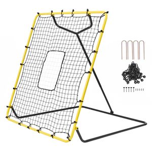 Rete di Rimbalzo per Baseball e Softball 4 X 4,5 Piedi, Attrezzatura di Allenamento per Lancio e Recupero Palla - Product Image 1