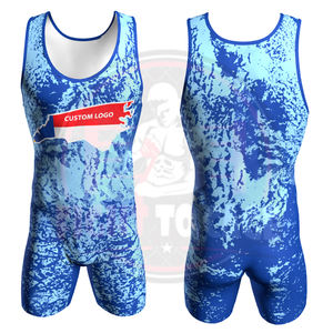 Ropa Deportiva de Artes Marciales de Spandex y Poliéster con Cuello Redondo, Trajes de Lucha Libre, Personalizados, Impresos, de Alta Calidad y a la Moda, Venta al Por Mayor - Product Image 5