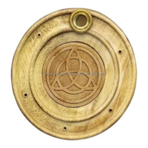Hermosa Base para Incienso Triquetra para Incienso Indio y Tibetano, Quemador Práctico para Varillas y Conos, Aromas de Fresa, Anís Estrellado y Salvia Clary - Product Image 4