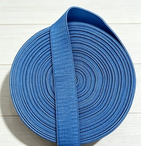 Vente en gros de bande élastique pliante en nylon et élasthanne de haute qualité, couleur unie noir et blanc, 5/8" (15 mm), pour sous-vêtements, soutien-gorge, vêtements - Product Image 2