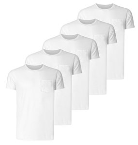 T-shirt basique à manches courtes décontracté unisexe, t-shirt vierge pour impression sérigraphique, tissu en coton doux de qualité supérieure - Product Image 1