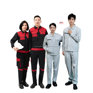 BUEN PRECIO, ropa de trabajo para hombres, uniforme, sitio de construcción, trabajo con logotipo, ropa de soldadura de manga corta/larga para conjuntos de estilo de trabajo de fábrica - Product Image 3