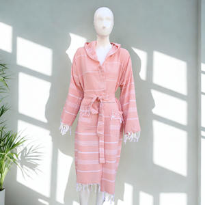 Unisex Turkish Cotton <b>Bathrobe</b> Premium Quality Soft Spa Robe <b>With</b> Adjustable Belt Durable Soft Beach Wear Turkish <b>Bathrobe</b> - Product Image 6