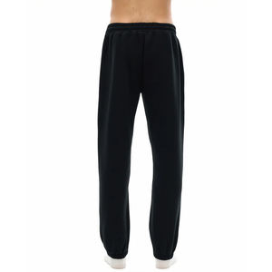 กางเกงวอร์มออกกำลังกายสีดำสำหรับผู้ชาย ผ้าฝ้าย 61.9% โพลีเอสเตอร์ 38.1% ทอแบบทอสำหรับฝึกซ้อมในโรงเรียน กางเกงฟิตเนส กางเกงกีฬา - Product Image 2