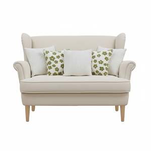 Ensemble de taies d'oreiller décoratives florales élégantes 5 pièces : 2x Garden Bloom et 3x Cable Knit - Vert et blanc pur - Product Image 1