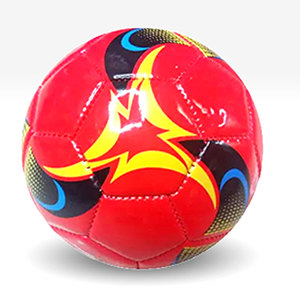 Professional-Grade Children's Red PU Soccer Ball – <b>Hand</b> <b>Stitched</b> Mini Football for Indoor Made In Pakistan - Product Image 1