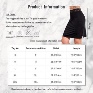 <span class=keywords><strong>Jupon</strong></span> mi-long à taille haute avec fente latérale, jupe de dessous au-dessus du genou, vêtements de danse d'entraînement, <span class=keywords><strong>jupon</strong></span> - Product Image 6