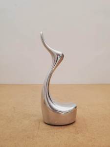 Gold Finished Metal Paperweight Office Table Decor Accessory For Work Desk Organization And Gift Display Use - Product Image 6