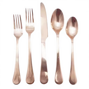 Ensemble de couverts en acier inoxydable de la meilleure qualité, couteau à steak et fourchette de luxe, collection royale pour un dîner élégant - Product Image 5