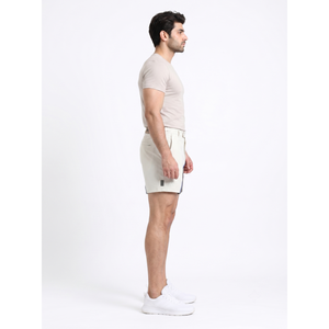 Pantalones Cortos Deportivos Asimétricos para Hombre, Estilo Urbano, Nylon Elastano, Moda Europea, Etiqueta Personalizada OEM, 2XL - Bermudas - Product Image 3