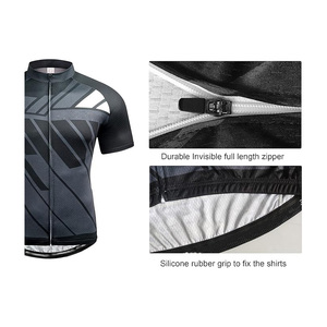 Vêtements de cyclisme respirants et à séchage rapide, impression personnalisée du nom de l'équipe, du logo et du numéro, maillot de cyclisme à manches courtes sublimé - Product Image 2