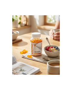 Gomitas de Fibra EnergiNut – Suplemento Dietético Natural para Adultos, Sin GMO, Sin Gluten, a Base de Plantas, 60 Unidades, Certificado GMP, Hecho en EE. UU. - Product Image 4