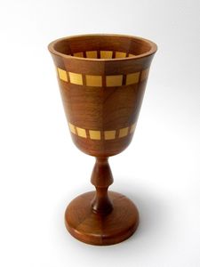 Wooden Wine Glass Handcrafted Olive Wood Drinking Cup Eco Friendly <b>Drinkware</b> for Home Party - Product Image 5