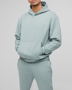 2026 New Custom Embroidery Logo 100% <b>Polyester</b> French Terry Heavyweight Solid Breathable Winter Set Casual Flare <b>Jogger</b> - Product Image 3