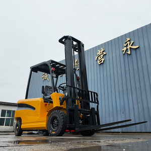 รถยกแบตเตอรี่สำหรับพื้นที่ขรุขระ 2 ตัน ยางลม ขับเคลื่อน 4 ล้อ สำหรับงานฟาร์ม งานก่อสร้าง ขนย้ายวัสดุกลางแจ้ง - Product Image 5