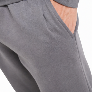 Men's Casual Pullover Hoodie Tracksuit Set <b>Cuffed</b> <b>Jogger</b> Trouser Regular Fit Two Piece Outfit Kangaroo Pocket OEM ODM Production - Product Image 5