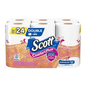 Papier toilette écologique jetable Scott, 36 rouleaux, doux et résistant, 2 plis, haute qualité, vente en gros - Product Image 1